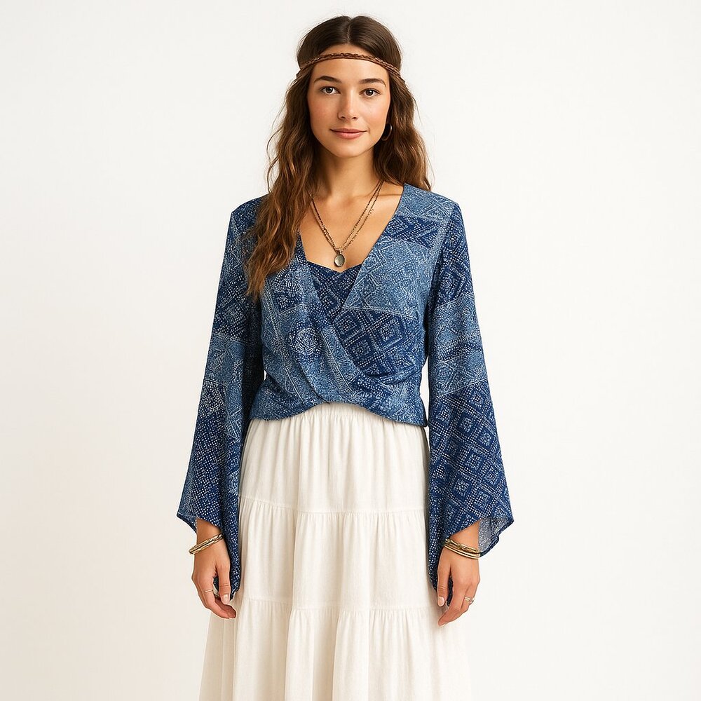 BCBGMAXAZRIA Silk Top
